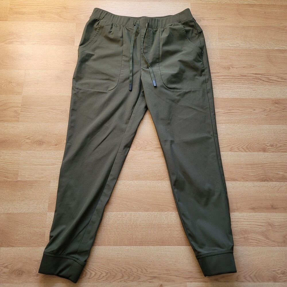 VRST Olive Green Joggers Women’s Medium Elastic Waist Cuffed Ankle Athleisure...